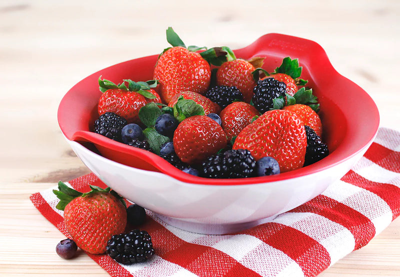 Prepara - Berry Bowl 2Pc/St Red/White - Limolin 
