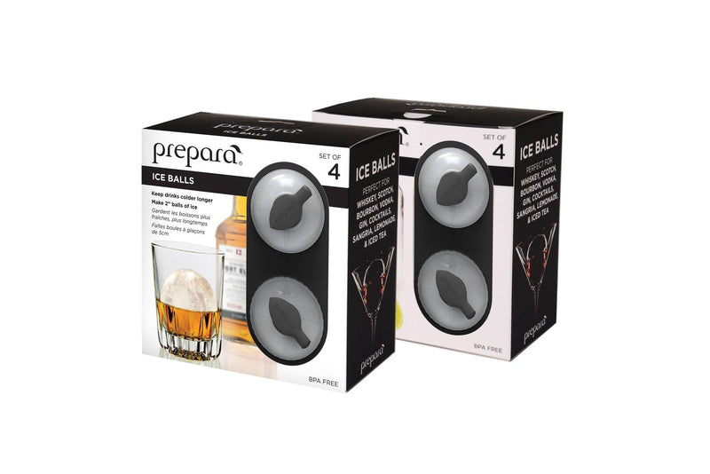 Prepara - Ice Balls 4/St Black - Limolin 