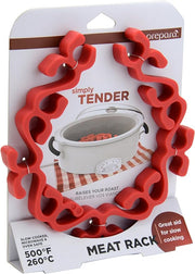 Prepara - Meat Rack Silicone Red - Limolin 