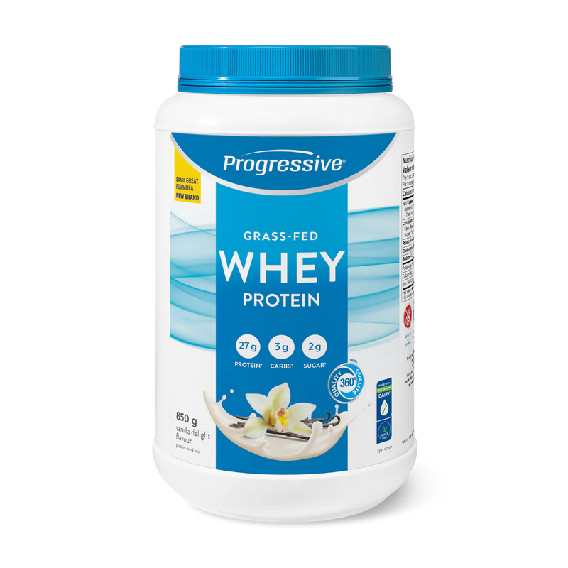 Progressive - Grass Fed Whey Vanilla 850g - Limolin 
