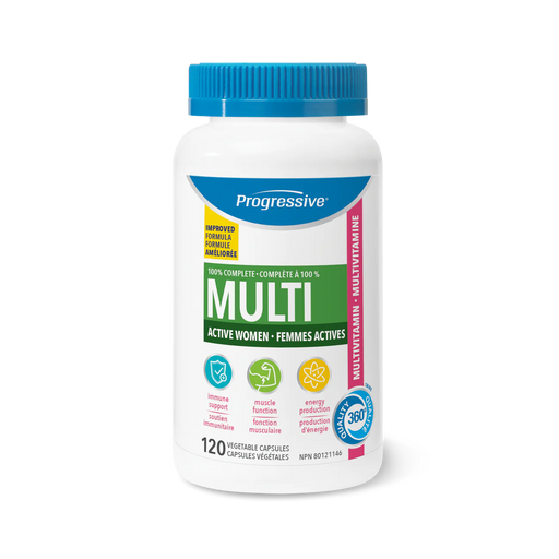 Progressive - Multi Vitamins Active Women 120s - Limolin 