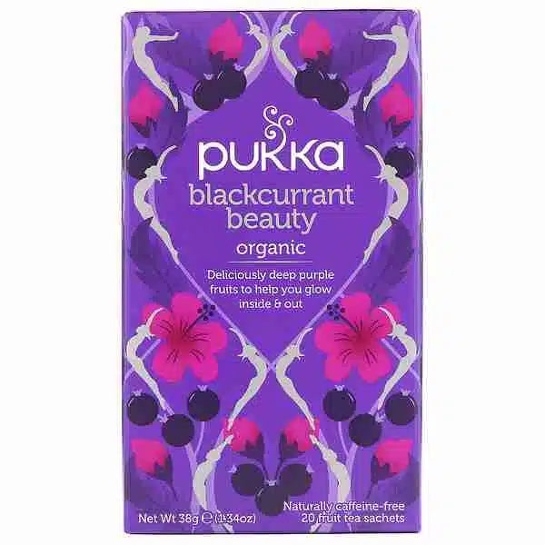 Pukka - Blackcurrant Beauty Herbal Tea - Limolin 