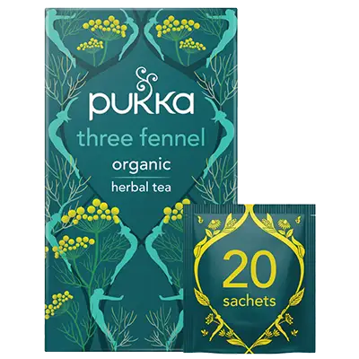Pukka - Three Fennel Herbal Tea 20's - Limolin 