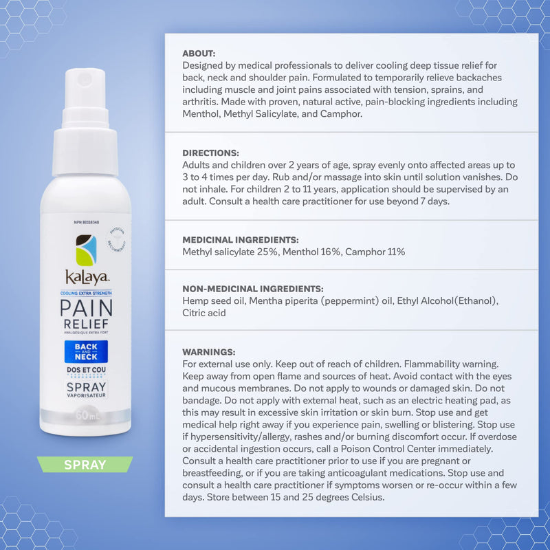 Purity - Kalaya Pain Relief  Back - Limolin 