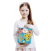 BANANA PANDA - PUZZLOVE - 60pc PUZZLE ANIMALS AROUND the WORLD (4+) - Limolin 