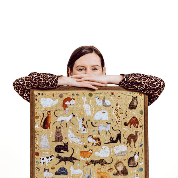 BANANA PANDA - PUZZLOVE - 500pc PUZZLE CATS (9+)