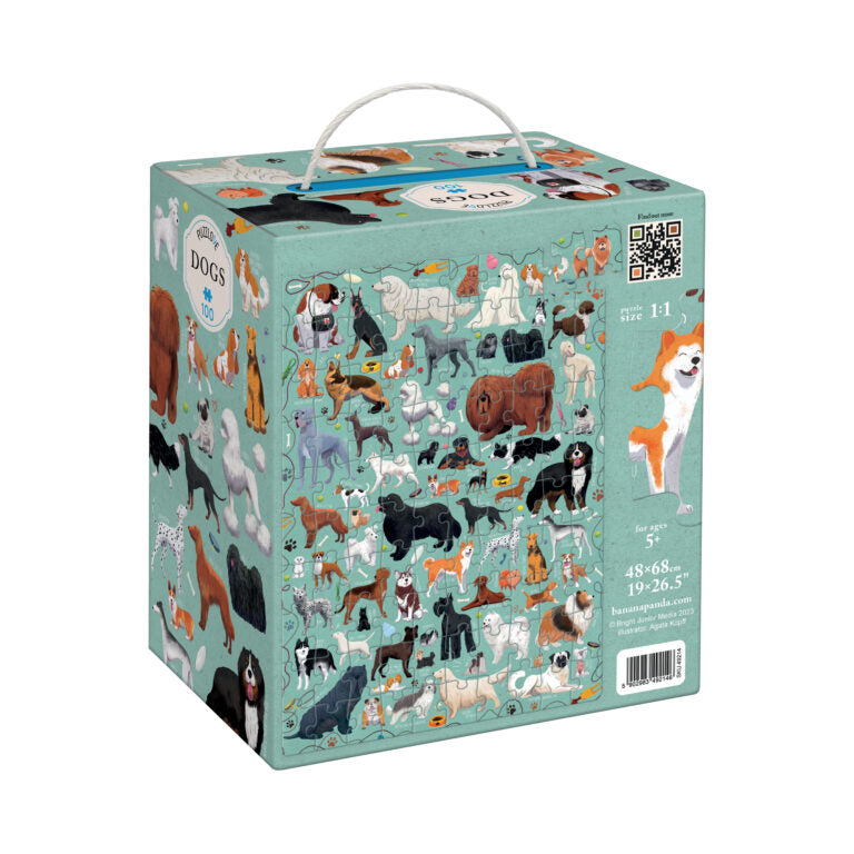 Banana Panda - Puzzlove - 100Pc Puzzle Dogs (5+)