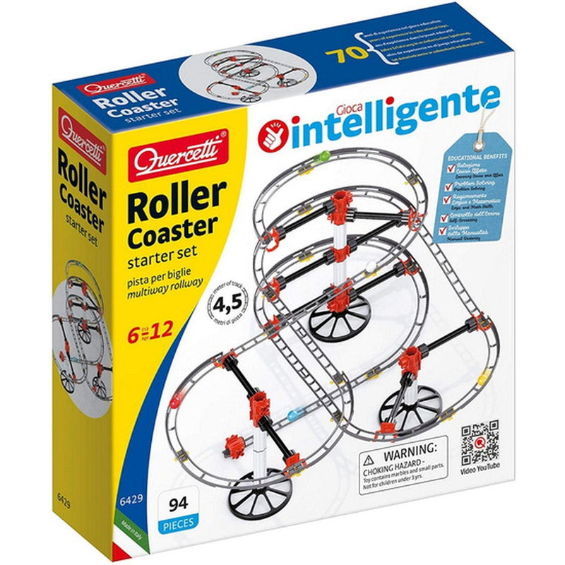 Quercetti - Roller Coaster - 94-Piece - Limolin 