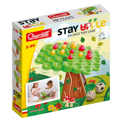 Quercetti - Stay Apple! Balance Tree Game - Limolin 