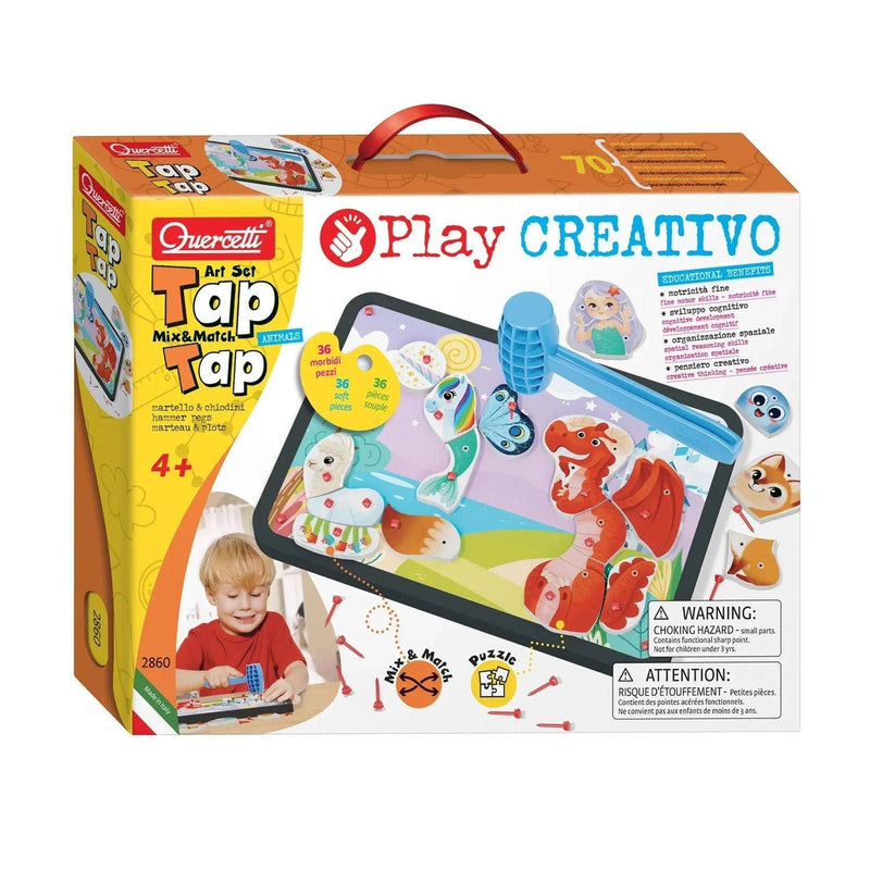 Quercetti - Tap Tap - Art Set Animals - Limolin 