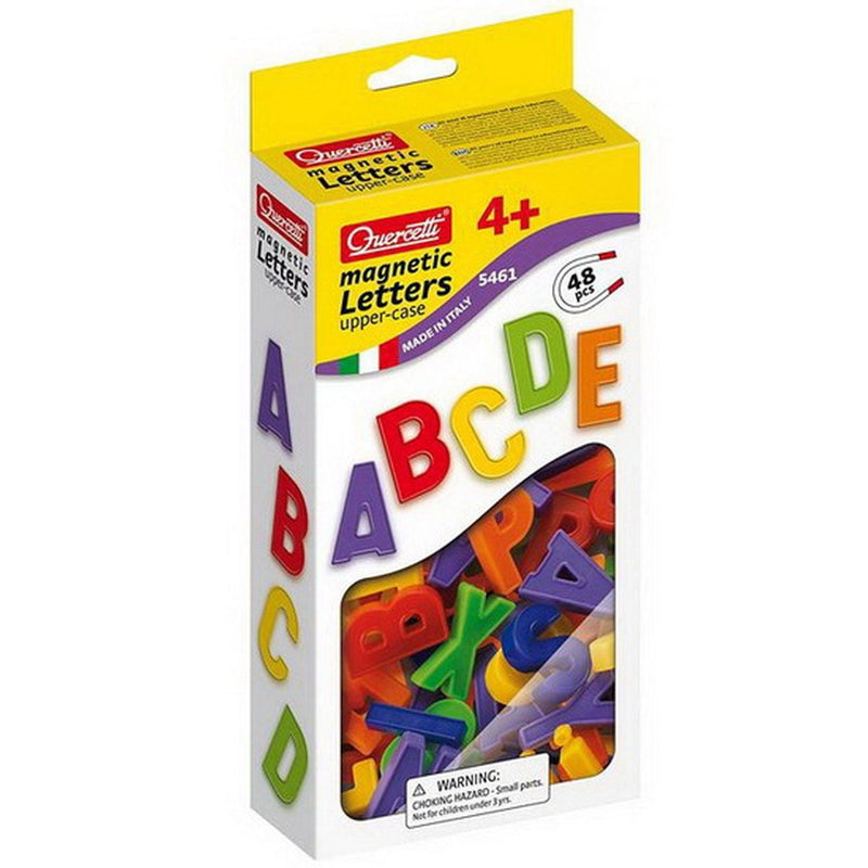 Quercetti - Uppercase Letters - 48-Piece - Limolin 