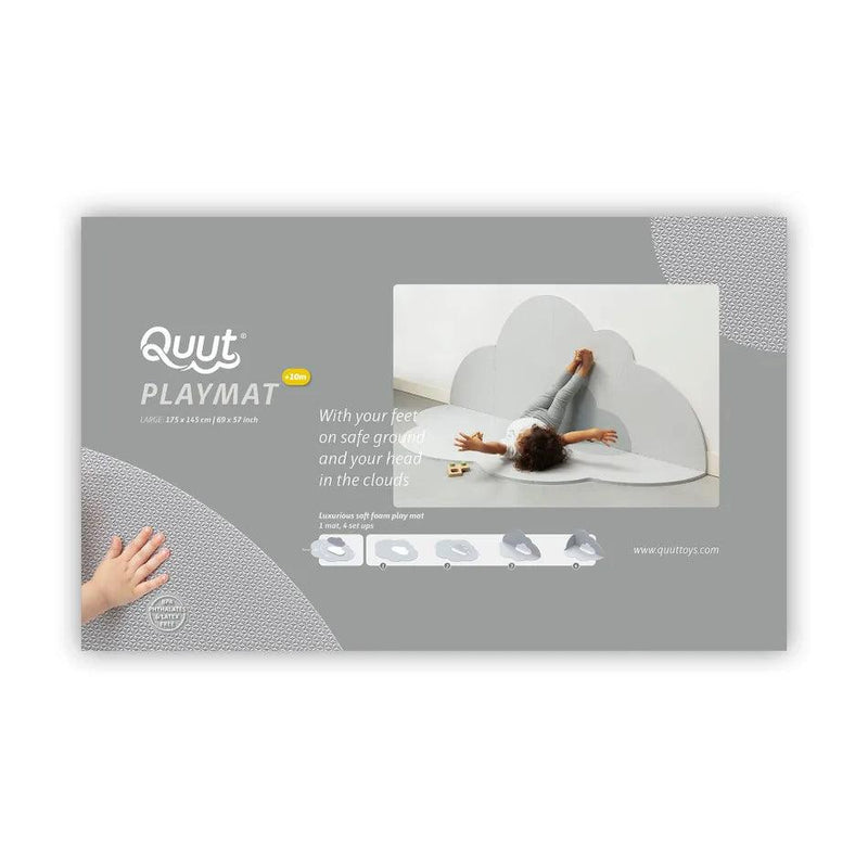 Quut - Headin The Clouds Playmat (Large) - Pearl Grey - Limolin 