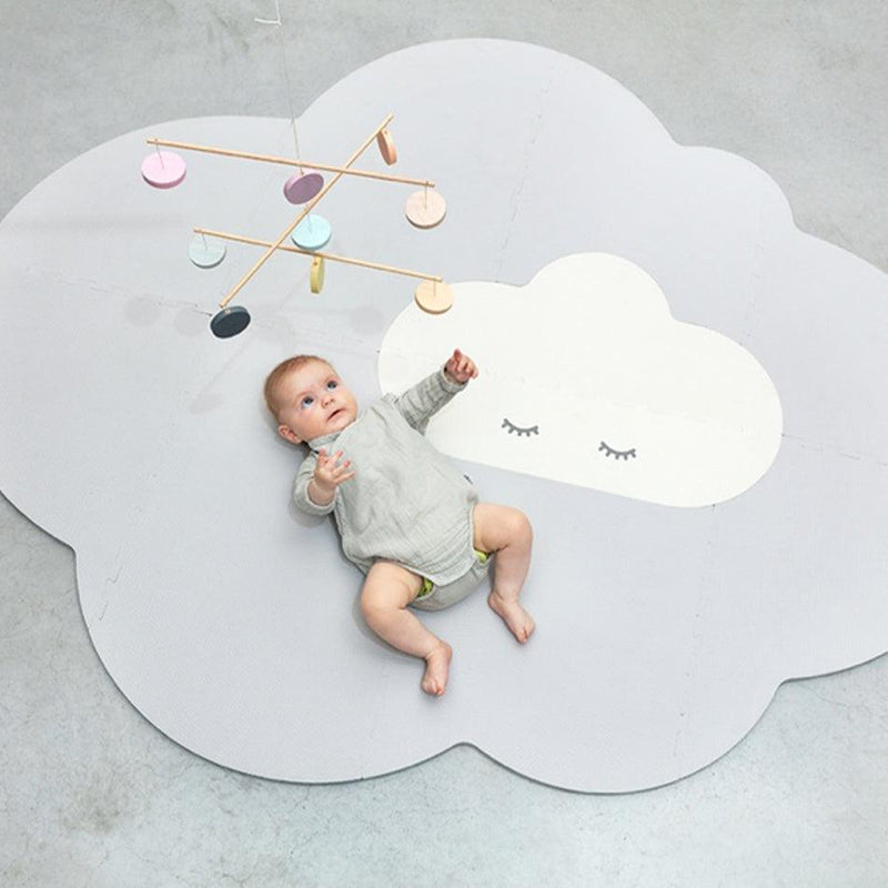Quut - Headin The Clouds Playmat (Large) - Pearl Grey - Limolin 
