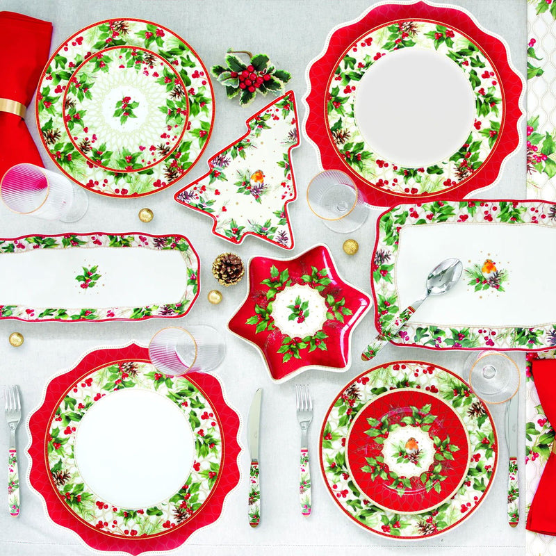 Easy Life - CHRISTMAS BERRIES - Dinner Plate | 26.5 cm / 10.5 in