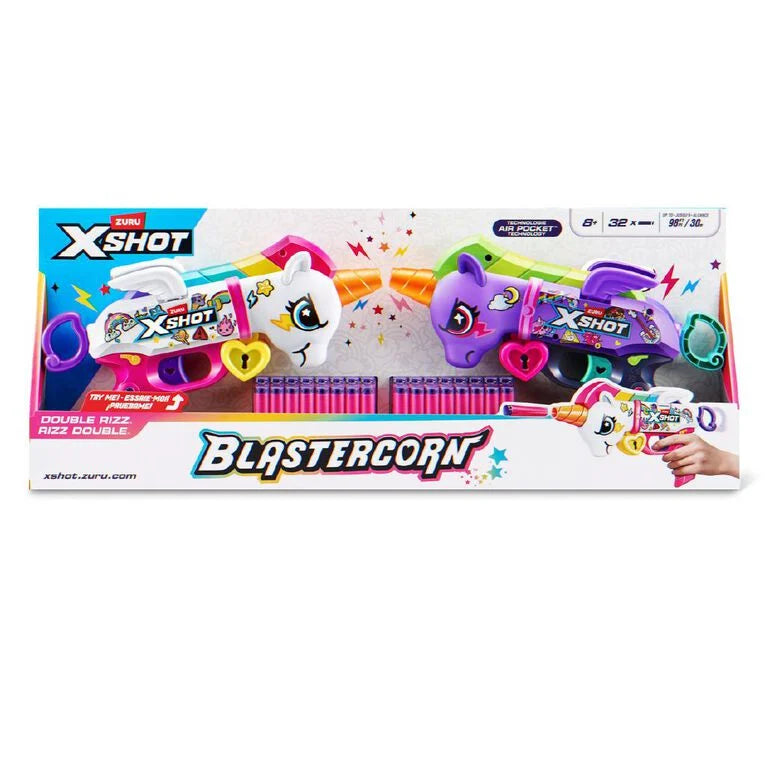 XSHOT - 2pk BLASTERCORN UNICORN BLASTER