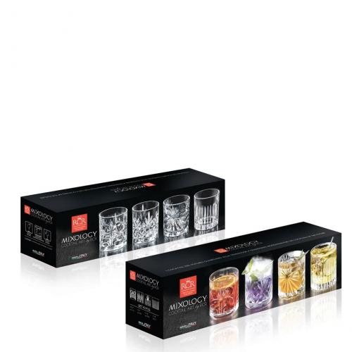 RCR - Mixology Tumbler assorted x4 - Limolin 