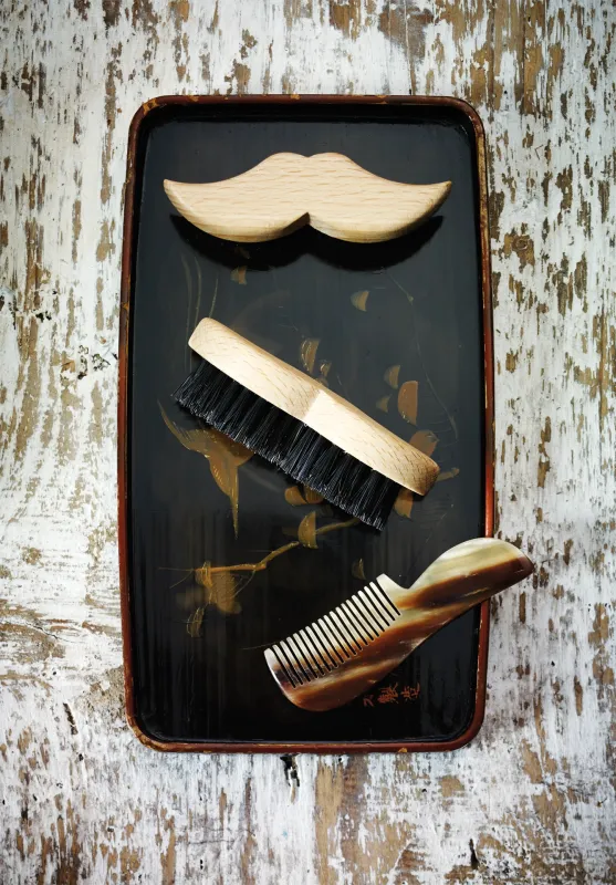 REDECKER - Beard Brush Moustache Beechwood 85Cm/3 - Limolin 