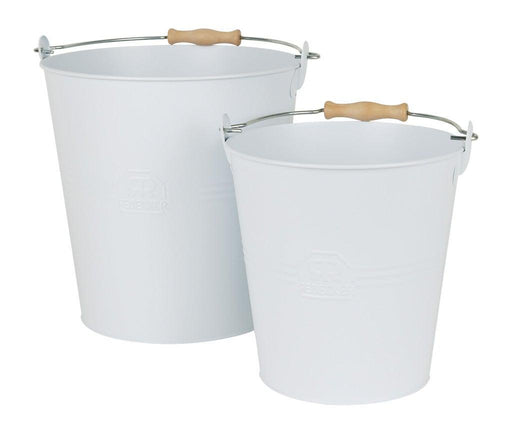 REDECKER - Bucket Set Metal White 2/St - 5&10L/5&10Q - Limolin 