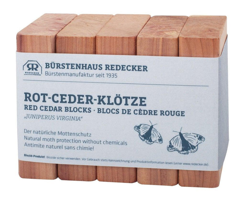 REDECKER - Red Cedar Blocks 5/Pk 7X5X2Cm - Limolin 
