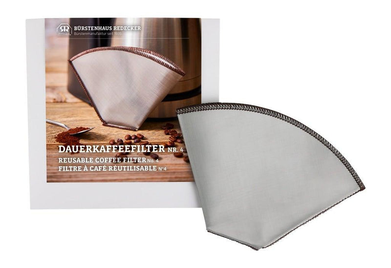 REDECKER - Reusable Coffee Filter No 4 Stainless Steel - Limolin 