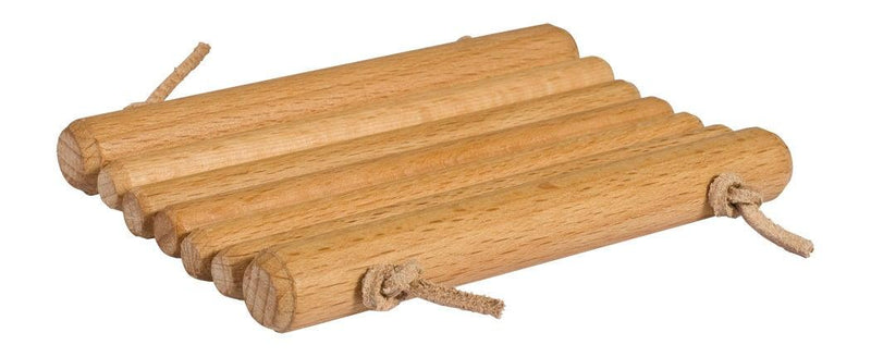REDECKER - Soap Dish Wood W/Leather Rope Oiled Beechwood 12X8Cm/5X3 - Limolin 
