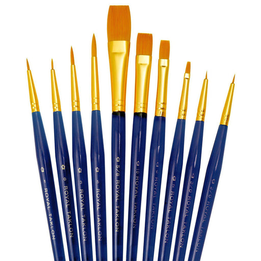 ROYAL - 10pc Gold Taklon Brush Set - Limolin 