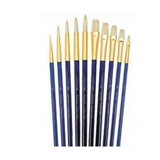ROYAL - 10pc White Bristle Brush Set - Limolin 
