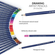 ROYAL - 24pc Color Pencil Set - Limolin 