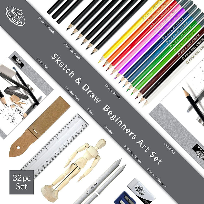 ROYAL - Beginner Art Set - Sketch and Draw - Limolin 