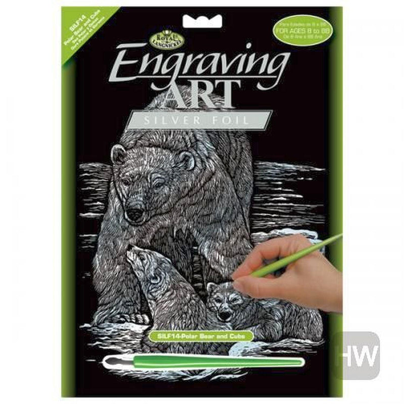 ROYAL - EGRVart Polar Bear and Cubs - Limolin 