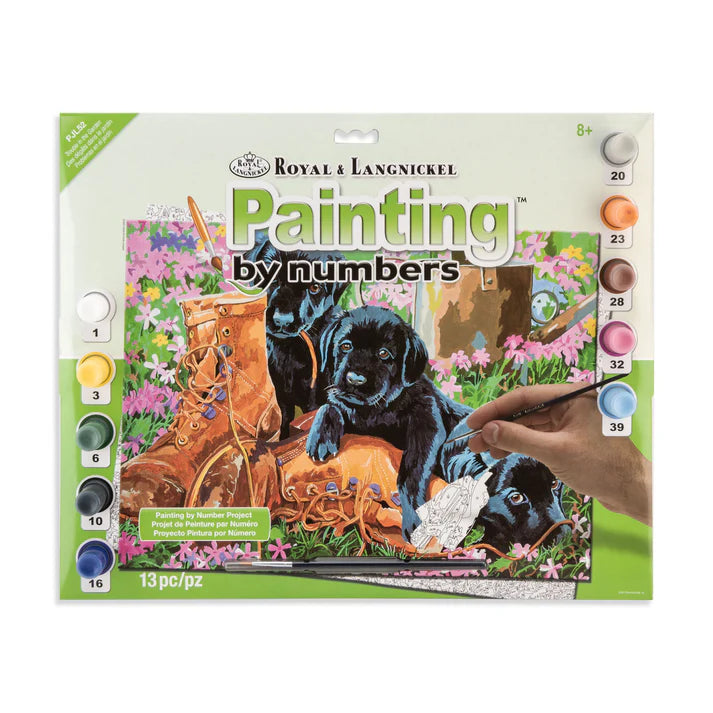 ROYAL - Large PBN Troublein the Garden - Limolin 