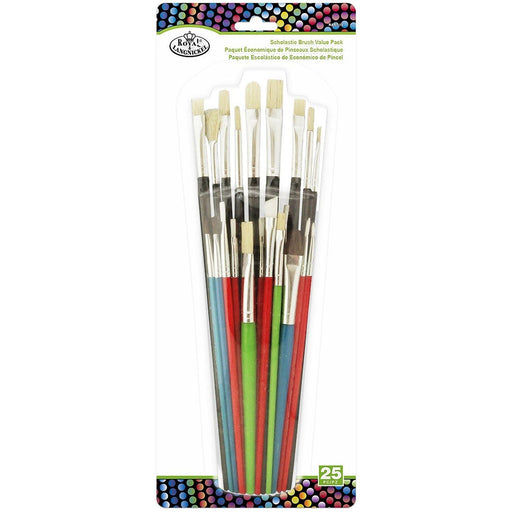 ROYAL - Scholastic Brush Value Pack (25 pc) - Limolin 