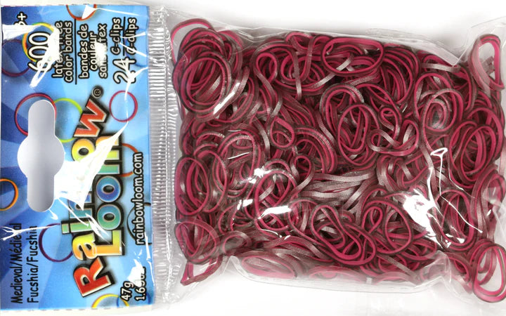 Rainbow Loom - Bands - Medieval Fuschia - Limolin 