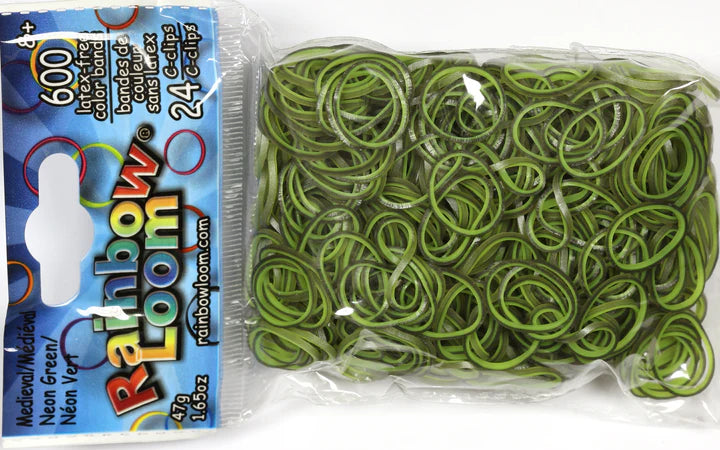 Rainbow Loom - Bands - Medieval: Neon Green - Limolin 