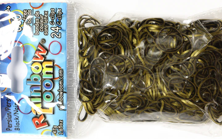Rainbow Loom - Bands - Persian - Black - Limolin 