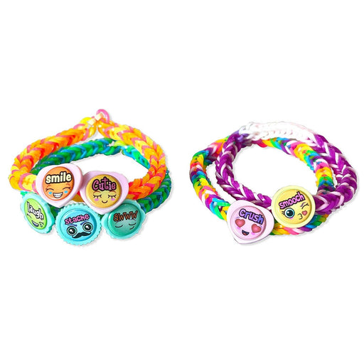 Rainbow Loom - Button Sticker Bracelet Kit - Funny Faces - Limolin 