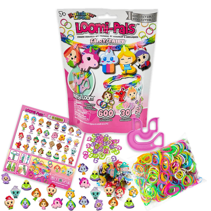 Rainbow Loom - Loomi-Pals - Charm Bracelet Kit - Fairy - Limolin 