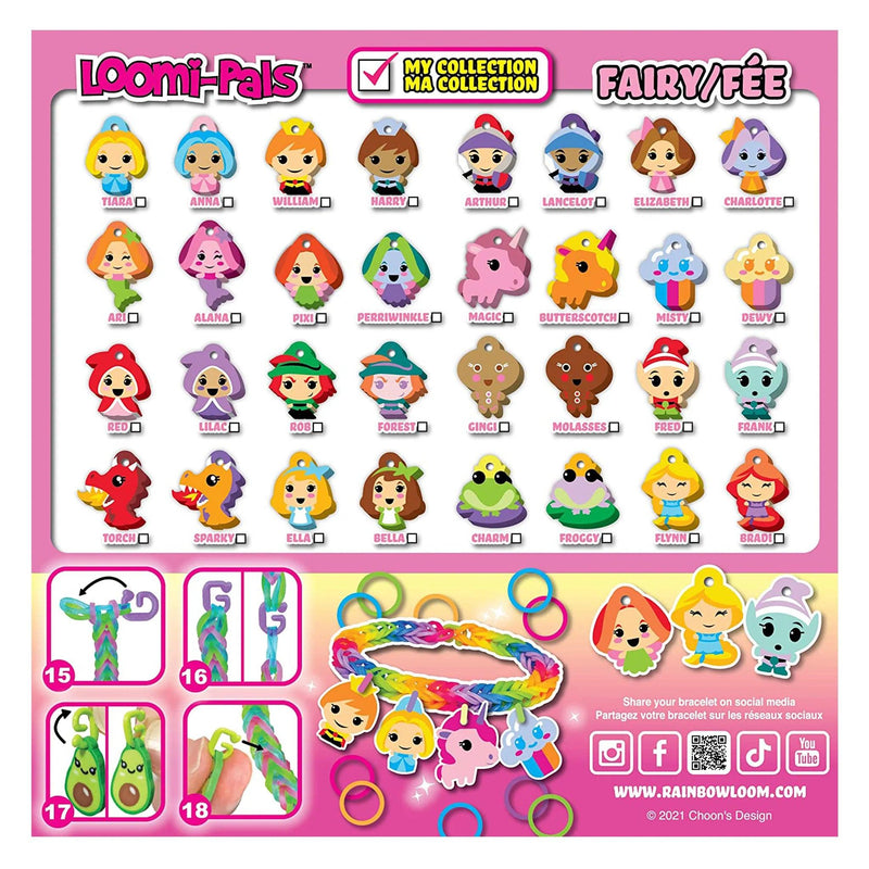 Rainbow Loom - Loomi-Pals - Charm Bracelet Kit - Fairy - Limolin 