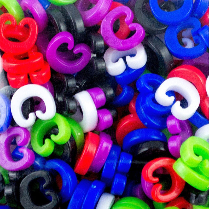 Rainbow Loom - Rainbow Loom Assorted C - Clips (300-Piece) - Limolin 