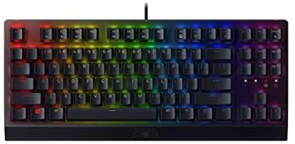 Razer - Gaming Keyboard Razer BlackWidow V3 Tenkeyless - Green Switch - US - Black - Limolin 