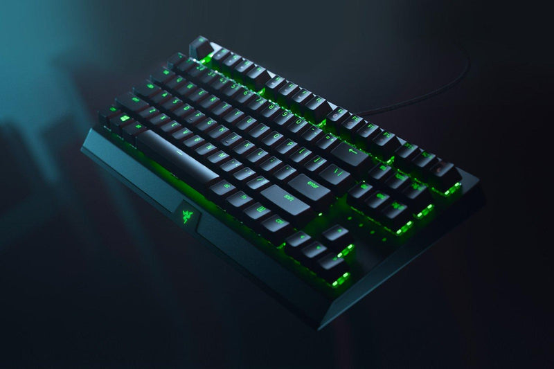 Razer - Gaming Keyboard Razer BlackWidow V3 Tenkeyless - Green Switch - US - Black - Limolin 