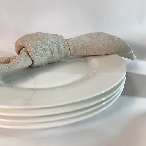 Red Vanilla - Dinner Plate 27 cm/10.75 in Rimmed Nb-China (819321041735) - Limolin 