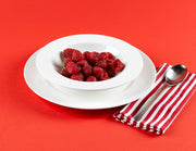 Red Vanilla - Pure Vanila - Rimmed Soup Plate 8.75 in / 8oz - Limolin 
