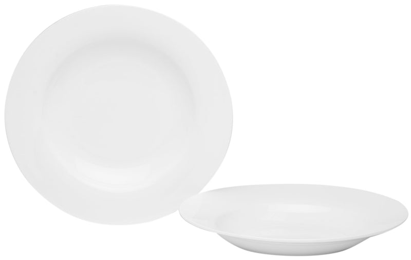 Red Vanilla - Pure Vanila - Rimmed Soup Plate 8.75 in / 8oz - Limolin 