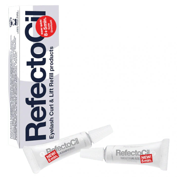 RefectoCil - Eyelash Curl & Lift Lash Perm & Neutralizer Refill 3.5 Ml Each - Limolin 