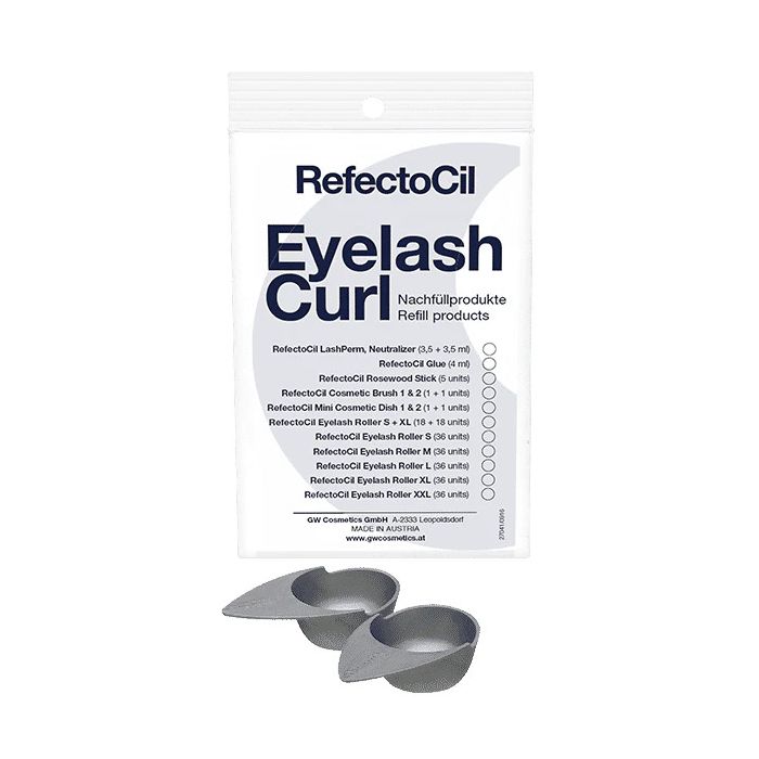 RefectoCil - Eyelash Curl Mini Cosmetic Dish 1 & 2 (2 Pouch) - Limolin 