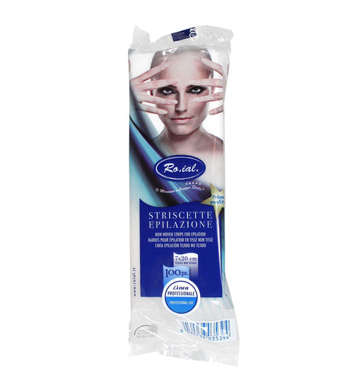 Ro.ial - Pelon Non Woven Epilatory Strip 7X20 Cm (100 Un) - Limolin 