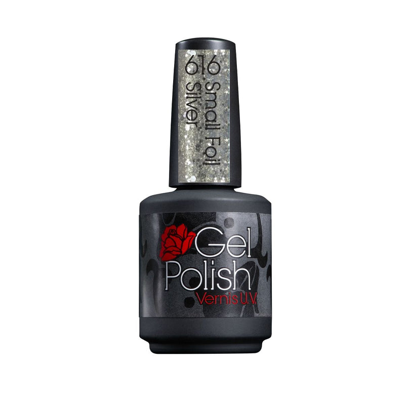 Rose Bella - Gel Polish #616 SMAIL FOIL SIVER 0.5 OZ - Limolin 