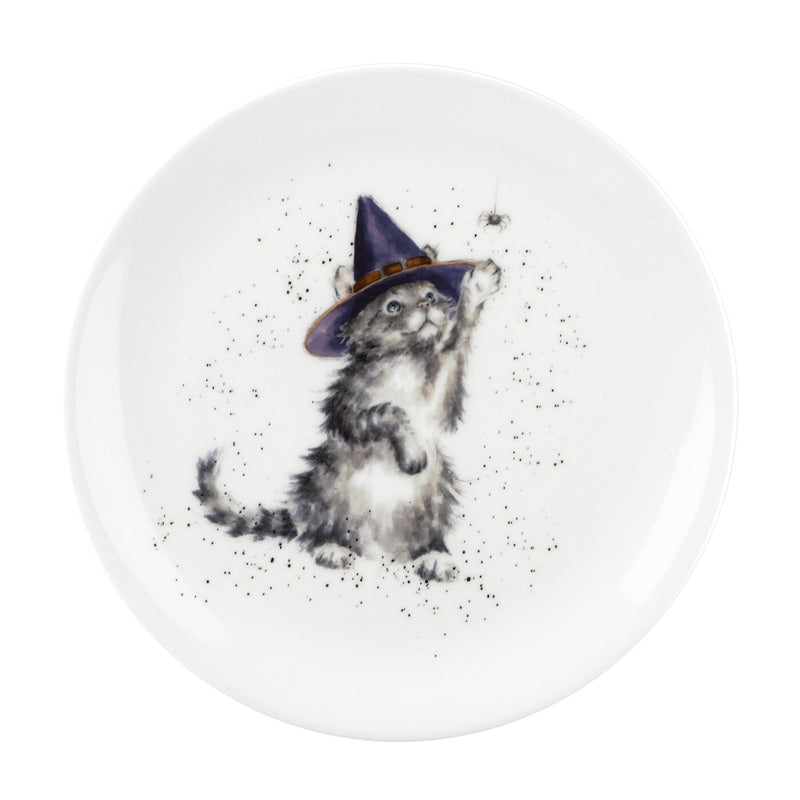Royal Worcester - COUPE PLATE-THE WITCH'S CAT -WRENDALE - Limolin 