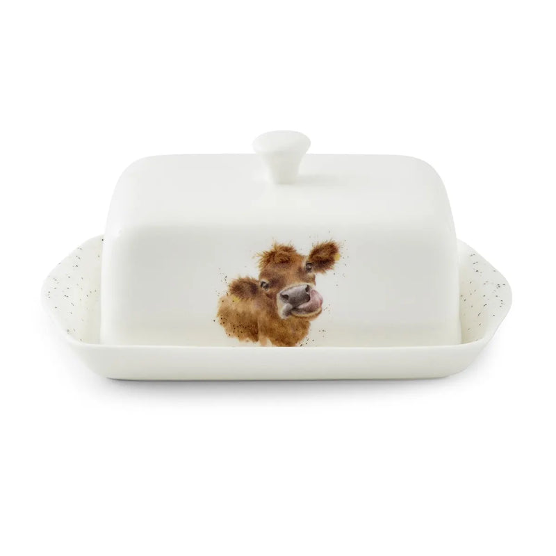 Royal Worcester - COVD BUTTER DISH (COW) - Limolin 